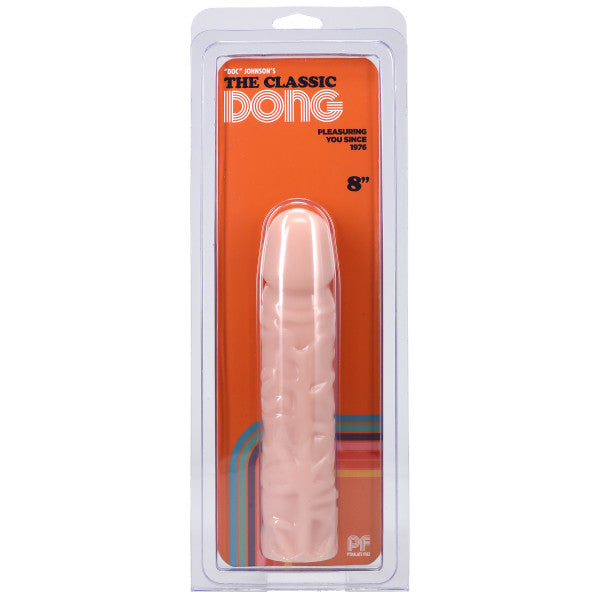 Doc Johnson Classic 8 Inch Dong – Lifelike Textured Silicone Dong > Dildos > Realistic Dildos - Tophatter Daily Deals