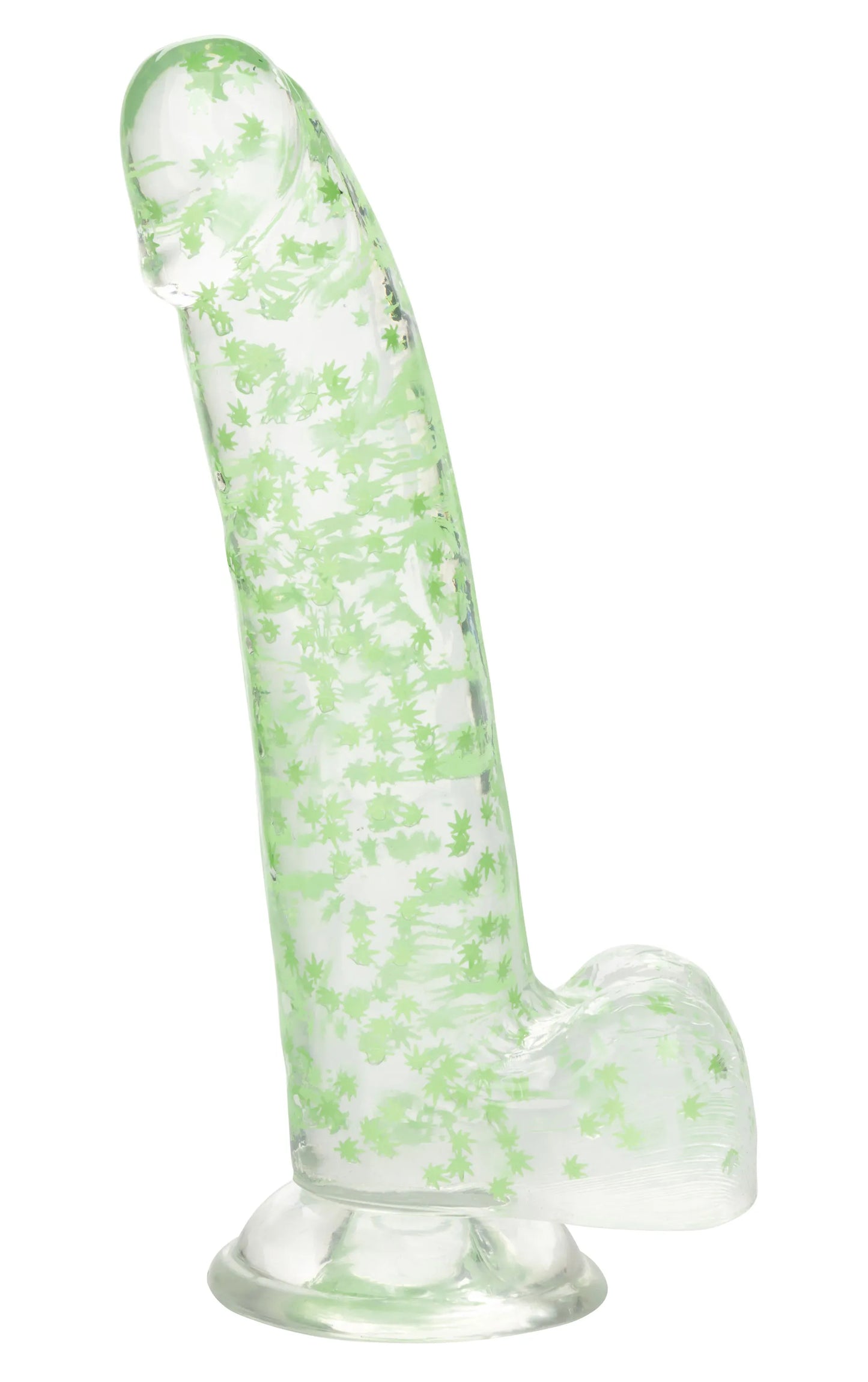 Naughty Bits I Leaf Dick – Glow-in-the-Dark 8 Inch Dildo > Dildos > Realistic Dildos - Tophatter Daily Deals