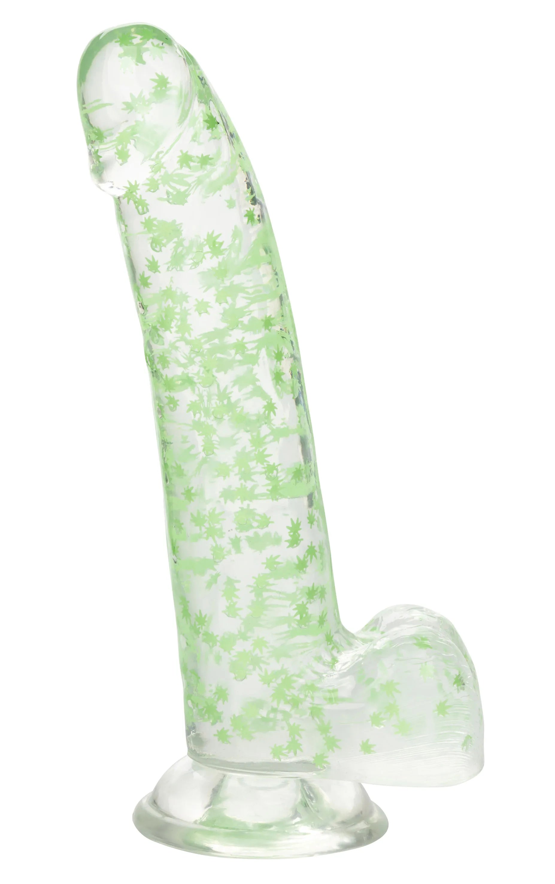 Naughty Bits I Leaf Dick – Glow-in-the-Dark 8 Inch Dildo > Dildos > Realistic Dildos - Tophatter Daily Deals