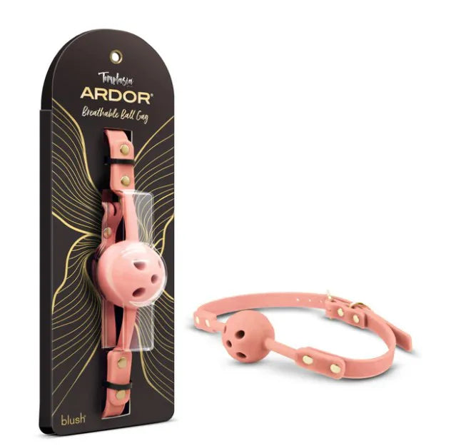 Temptasia Ardor – Breathable Silicone Ball Gag with Adjustable Strap > Bondage Gear > Gags and Bits - Tophatter Daily Deals