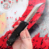 Dark Knight 440C OTF Knife CNC Highest Quality - Interceptor Black Knife-OTF - Tophatter Daily Deals