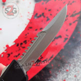 Dark Knight 440C OTF Knife CNC Highest Quality - Interceptor Black Knife-OTF - Tophatter Daily Deals