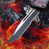 Delta Force OTF Automatic Knife Blue Dragon's Fury - 4 Blade Options Knife-OTF - Tophatter Daily Deals