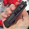 Delta Force Black Scarab D/A OTF Automatic Knife - Satin Tanto Plain 2-tone Knife-OTF - Tophatter Daily Deals