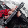 Delta Force Carbon Fiber Scarab D/A OTF Automatic Knife - Dagger Serrated Knife-OTF - Tophatter Daily Deals