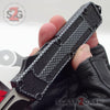 Delta Force Carbon Fiber Scarab D/A OTF Automatic Knife - Tanto Plain Knife-OTF - Tophatter Daily Deals