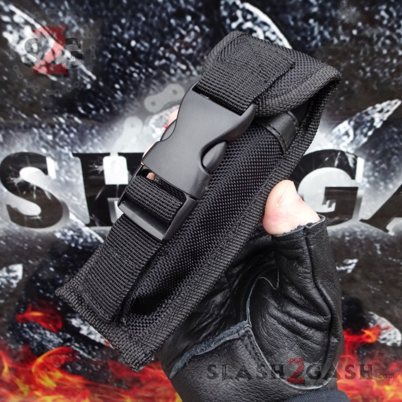 Delta Force Carbon Fiber Scarab D/A OTF Automatic Knife - Satin Tanto Plain Knife-OTF - Tophatter Daily Deals