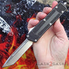 Classic Black Scarab D/A OTF Automatic Knife CNC Highest Quality - Tanto Knife-OTF - Tophatter Daily Deals