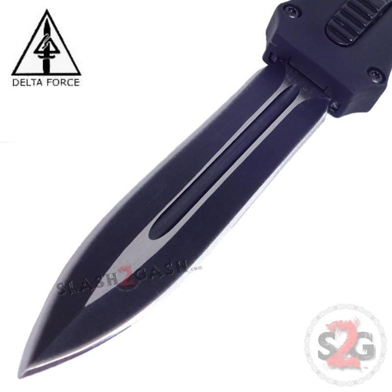 S2G Tactical OTF Crypt Keeper D/A Automatic Knife - Dagger Serrated Knife-OTF - Tophatter Daily Deals