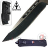 S2G Tactical OTF Crypt Keeper D/A Automatic Knife - Drop Plain Single Edge Plain Knife-OTF - Tophatter Daily Deals