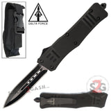 S2G Tactical Commando D/A OTF Automatic Knife Black - Dagger Plain Double Edge Plain Knife-OTF - Tophatter Daily Deals