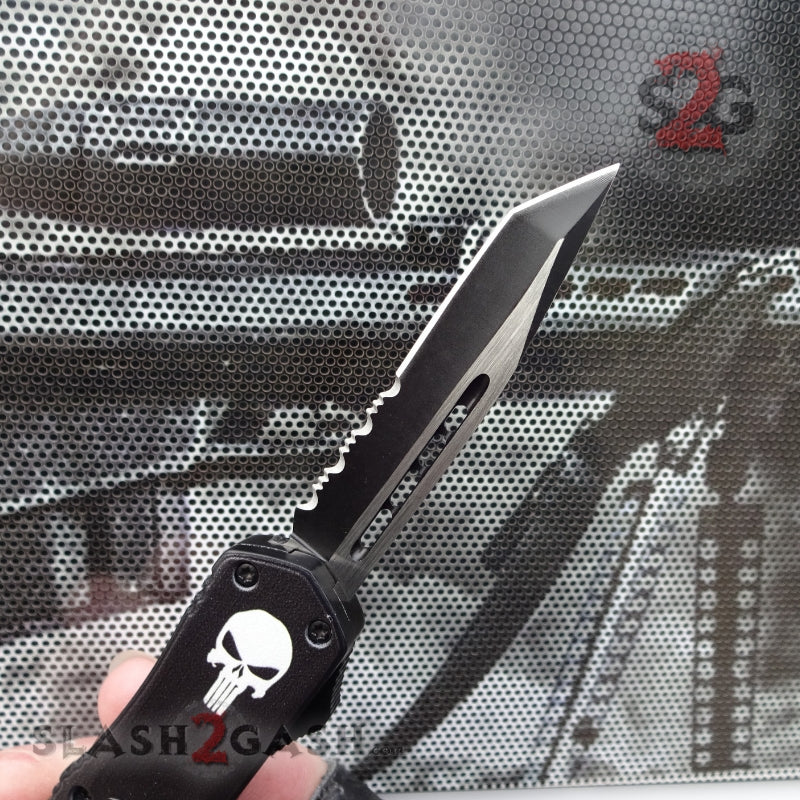 S2G Tactical Punisher Skull 7" Small OTF Automatic Knife - Asst. Knife-OTF - Tophatter Daily Deals