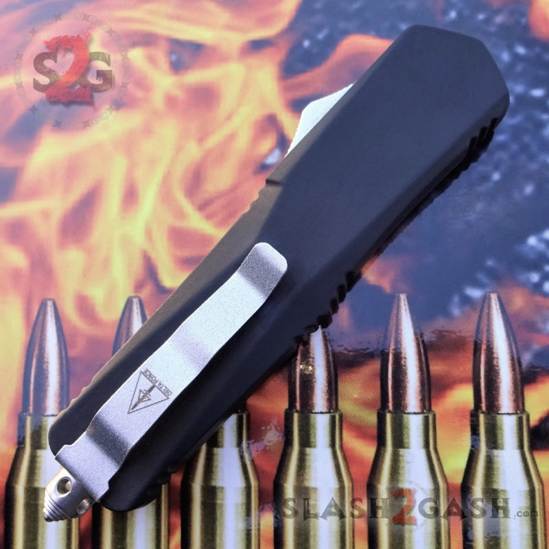 S2G Tactical Recon OTF Knife w/ REAL Damascus Switchblade - Drop Ser Knife-OTF - Tophatter Daily Deals
