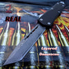S2G Tactical OTF Recon D/A Black Automatic Knife - Damascus Tanto Plain Knife-OTF - Tophatter Daily Deals