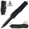 Delta Force OTF Recon D/A Black Tactical Automatic Knife - Drop Serrated Single Edge Serrated Knife-OTF - Tophatter Daily Deals