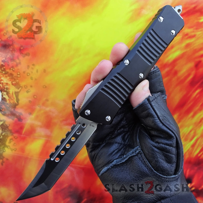 Dark Knight VG-10 OTF Automatic Knife CNC Highest Quality - Tanto Knife-OTF - Tophatter Daily Deals