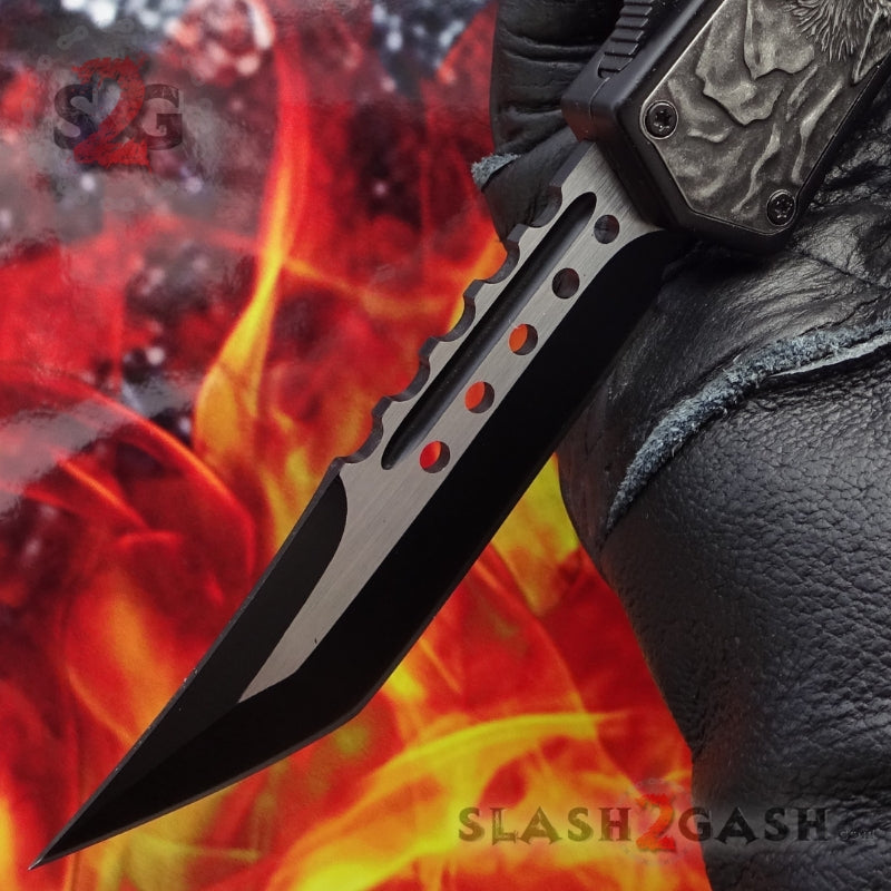S2G Tactical Lycan OTF Automatic Knife D/A Tanto Xtreme - Rainbow Wolf Knife-OTF - Tophatter Daily Deals