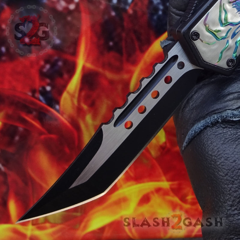 S2G Tactical Lycan OTF Automatic Knife D/A Tanto Xtreme - Golden Wolf Knife-OTF - Tophatter Daily Deals