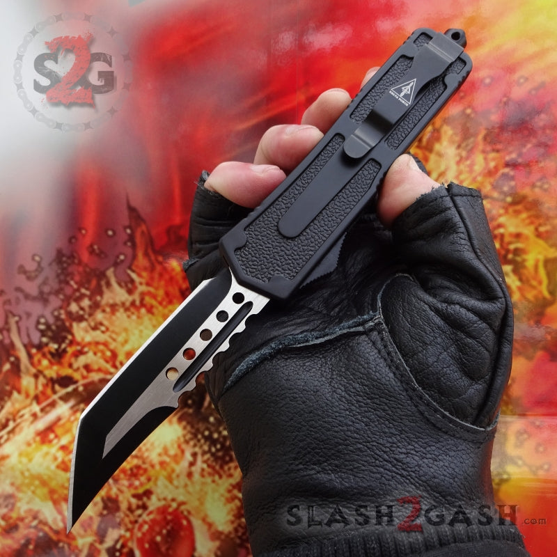 S2G Tactical Lycan OTF Automatic Knife D/A Tanto Xtreme - Rainbow Wolf Knife-OTF - Tophatter Daily Deals