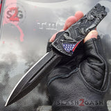 Delta Force Stonewashed OTF Automatic Knife - Lady Liberty USA Lady Liberty Knife-OTF - Tophatter Daily Deals