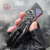 Delta Force Stonewashed OTF Automatic Knife - Lady Liberty USA Knife-OTF - Tophatter Daily Deals