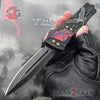 Delta Force Stonewashed OTF Automatic Knife - Lady Liberty USA Rebel Confederate Knife-OTF - Tophatter Daily Deals