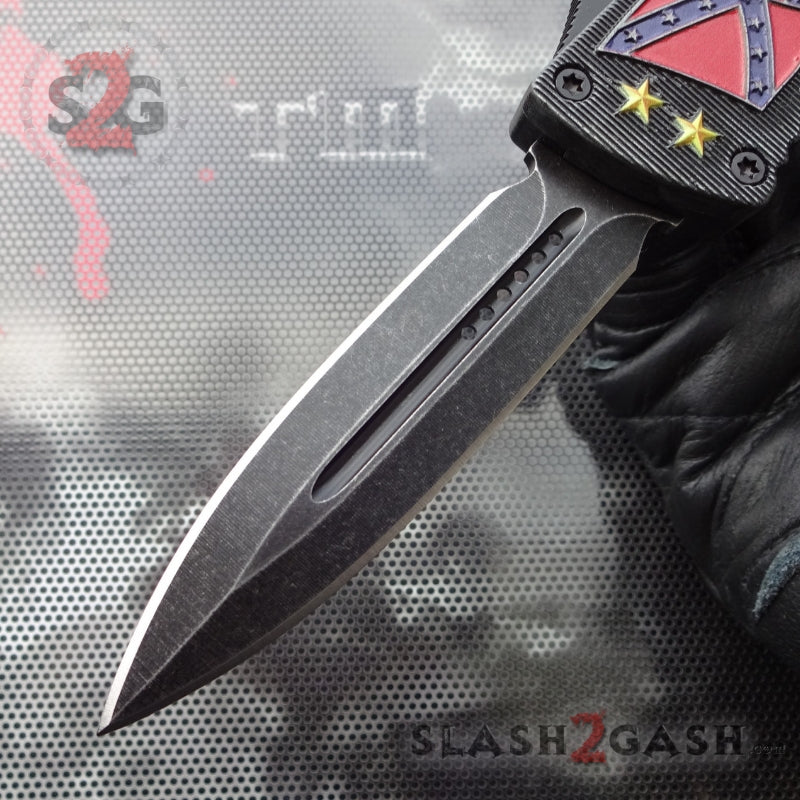 Delta Force Stonewashed OTF Automatic Knife - Lady Liberty USA Knife-OTF - Tophatter Daily Deals