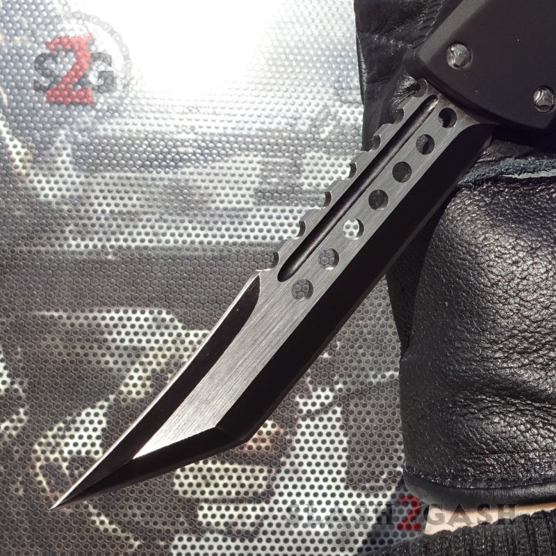 S2G Tactical Dark Knight OTF Automatic Knife D/A - Double Edge Dagger Knife-OTF - Tophatter Daily Deals