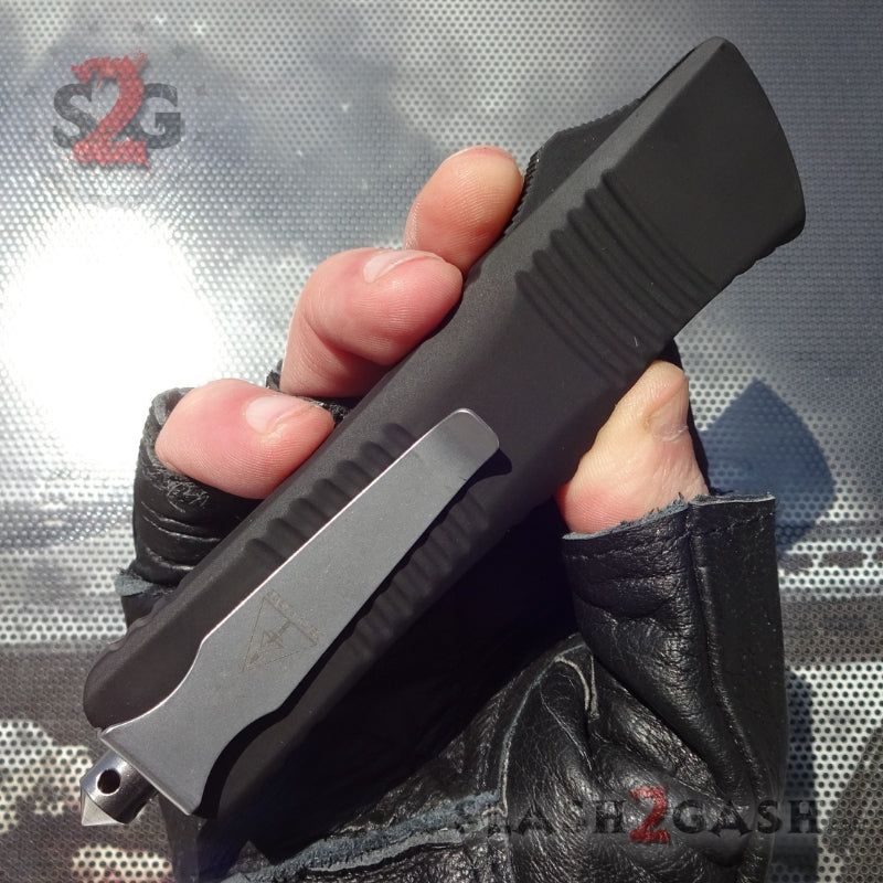 S2G Tactical Dark Knight OTF Automatic Knife D/A - Tanto Xtreme Knife-OTF - Tophatter Daily Deals