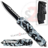 Winter Digi Camo OTF Automatic Knife Dual Action - Drop Point Knife-OTF - Tophatter Daily Deals