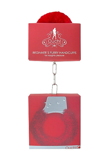 Ouch Beginner's Furry Handcuffs Cuffs - Tophatter Daily Deals