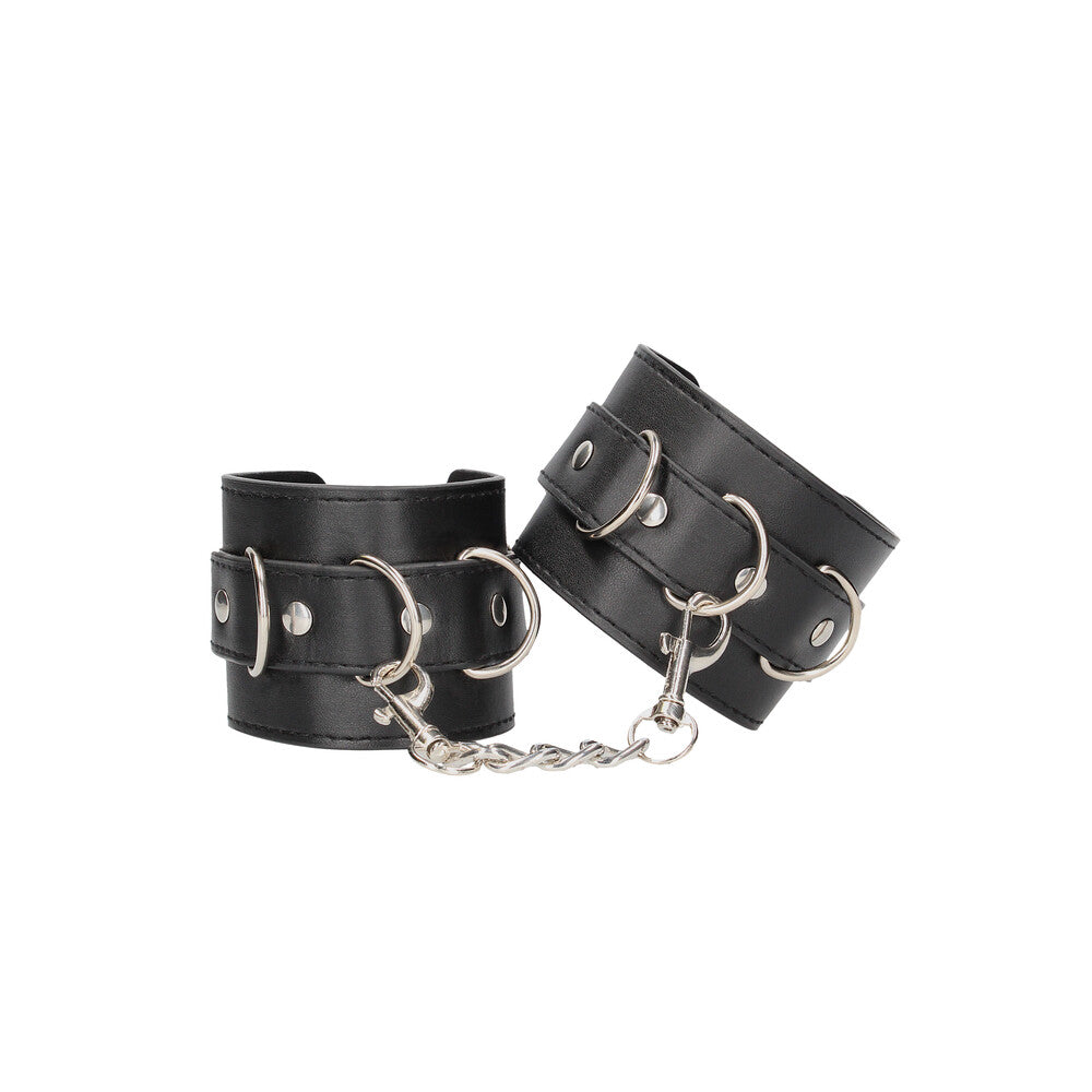 Ouch Leather Cuffs – Adjustable Leather Bondage Cuffs > Bondage Gear > Restraints - Tophatter Daily Deals