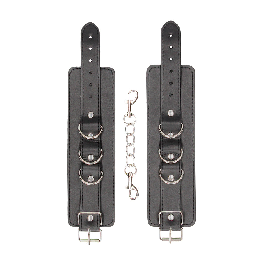 Ouch Leather Cuffs – Adjustable Leather Bondage Cuffs > Bondage Gear > Restraints - Tophatter Daily Deals