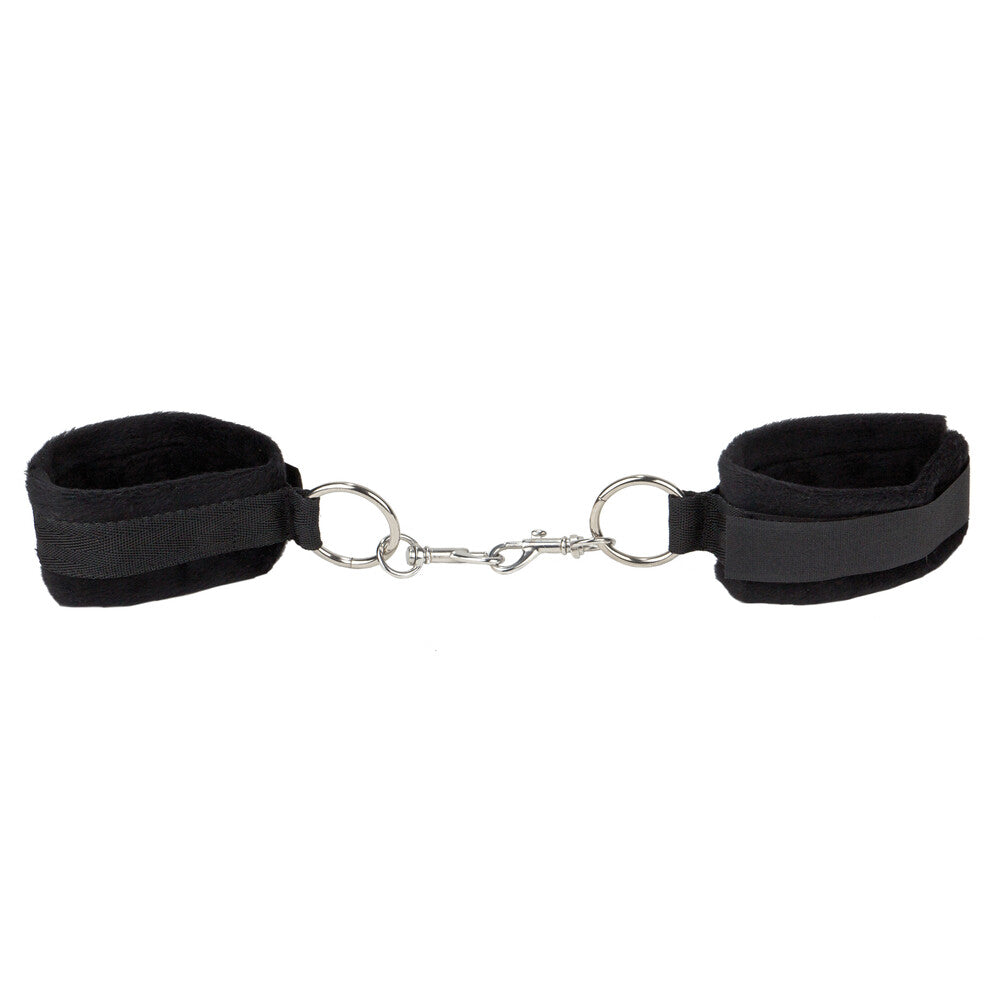 Ouch Velcro Black Cuffs – Adjustable Hand and Ankle Restraints > Bondage Gear > Restraints - Tophatter Daily Deals