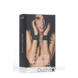 Ouch Velcro Black Cuffs – Adjustable Hand and Ankle Restraints > Bondage Gear > Restraints - Tophatter Daily Deals
