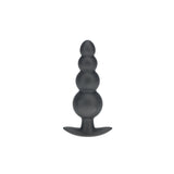 Ouch Beaded Anal Plug Gun Metal Grey 11.7 cm Silicone Butt Plug > Anal Range > Butt Plugs - Tophatter Daily Deals