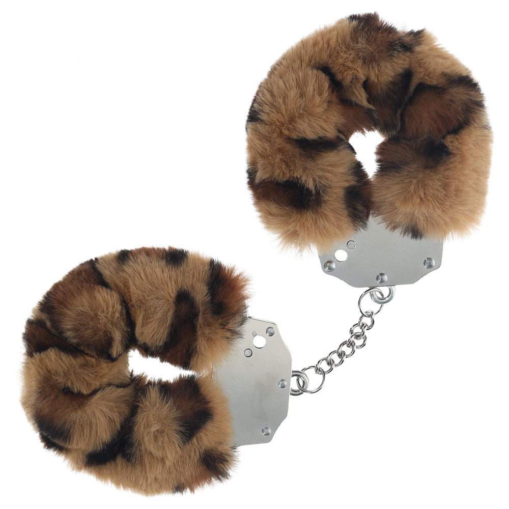 Ouch Heavy-Duty Fluffy Cuffs (Leopard) – Fluffy Handcuff Restraints > Bondage Gear > Handcuffs - Tophatter Daily Deals