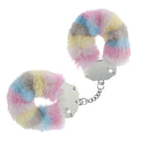 OUCH! Heavy-Duty Fluffy Cuffs Multicolour 2 Restraints > Bondage Gear > Handcuffs - Tophatter Daily Deals