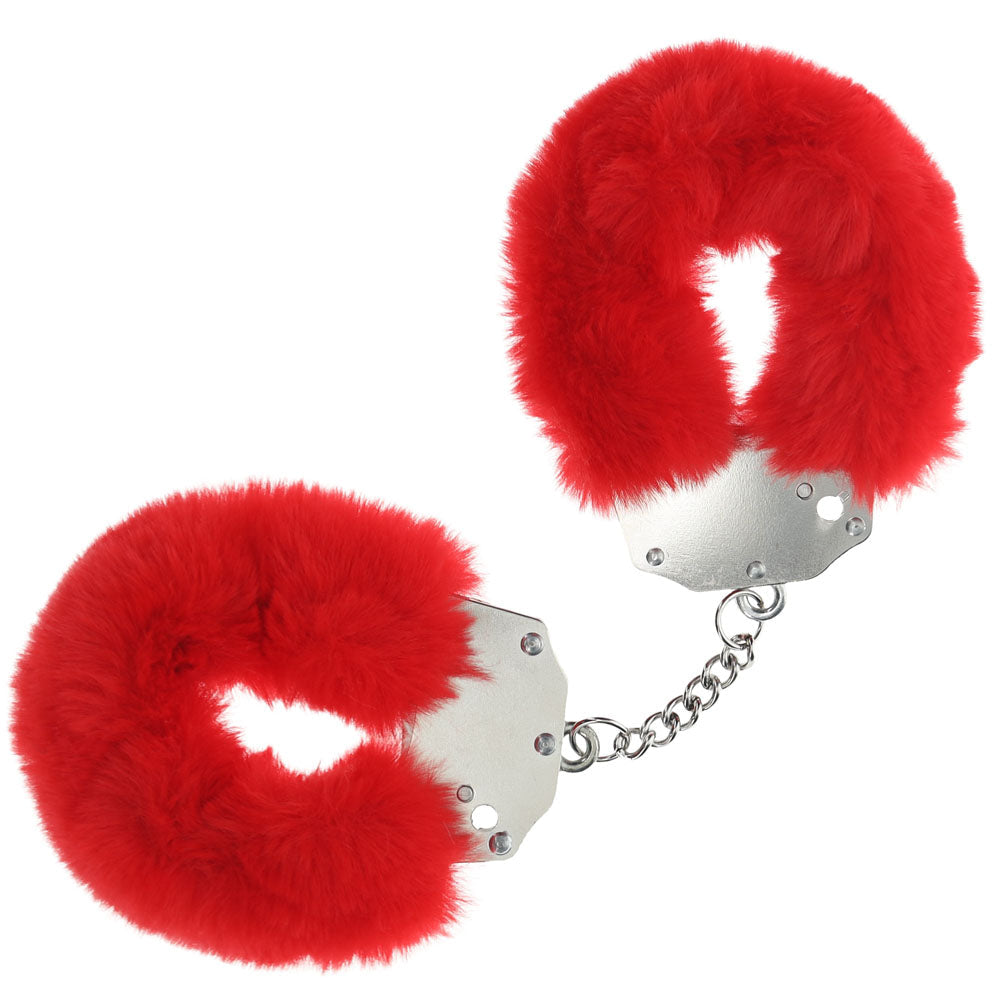 Ouch Heavy-Duty Fluffy Cuffs – Fluffy Handcuffs Restraints > Bondage Gear > Handcuffs - Tophatter Daily Deals