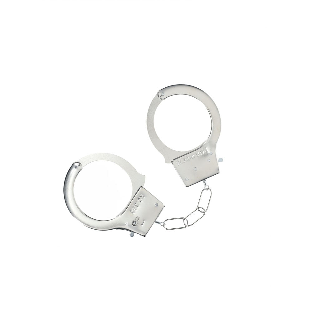 Ouch! Classic Metal Cuffs (Silver) – Metal Restraints > Bondage Gear > Handcuffs - Tophatter Daily Deals