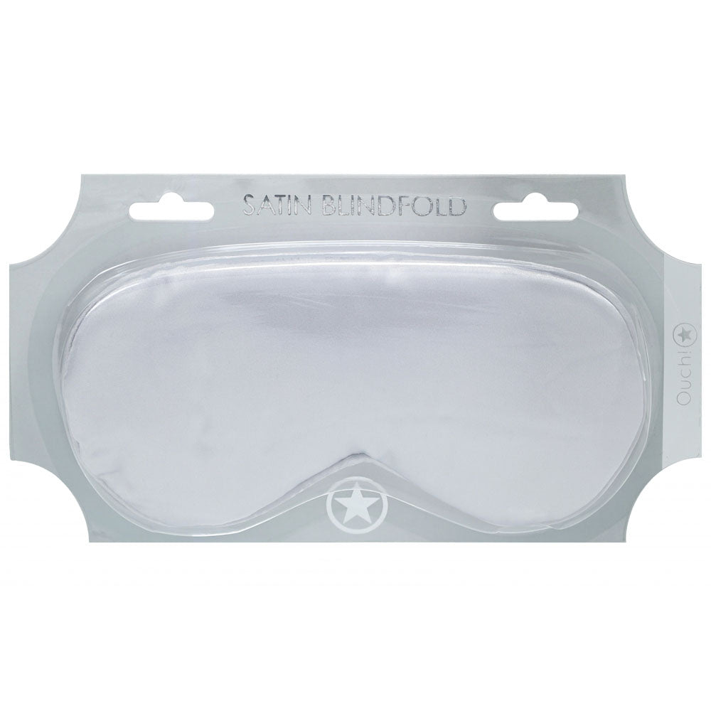 Ouch! Satin Mask (Silver) – Luxury Eye Mask > Bondage Gear > Blindfolds - Tophatter Daily Deals