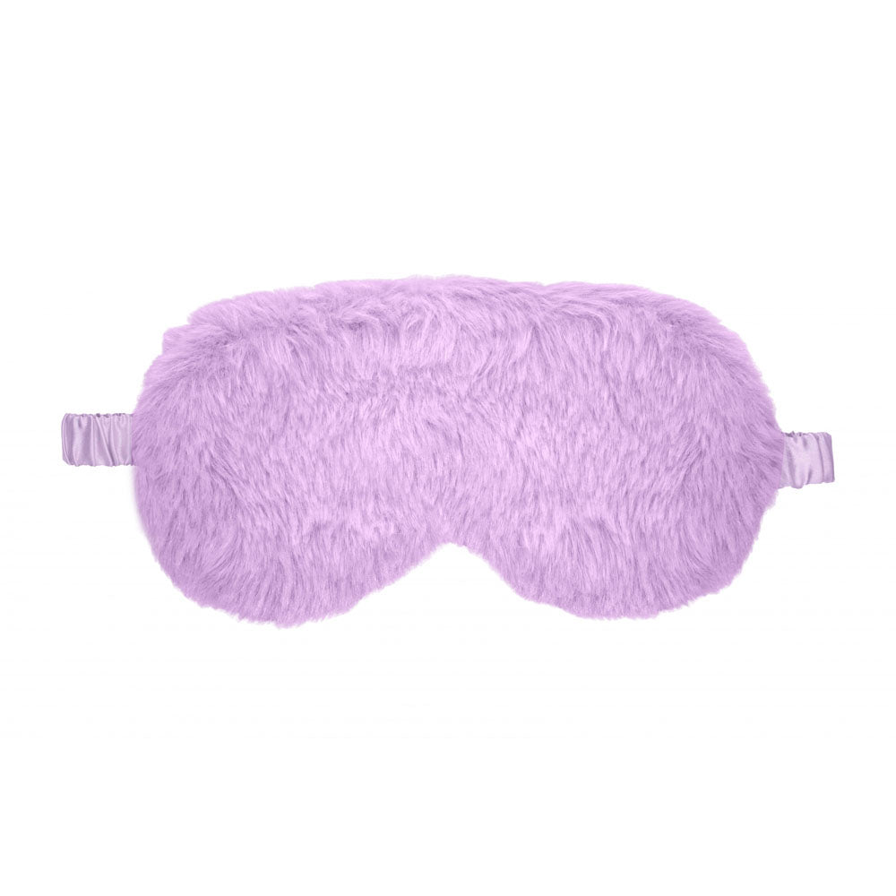 Ouch! Fluffy Mask – Soft Comfortable Fluffy Eye Mask - Purple > Bondage Gear > Blindfolds - Tophatter Daily Deals