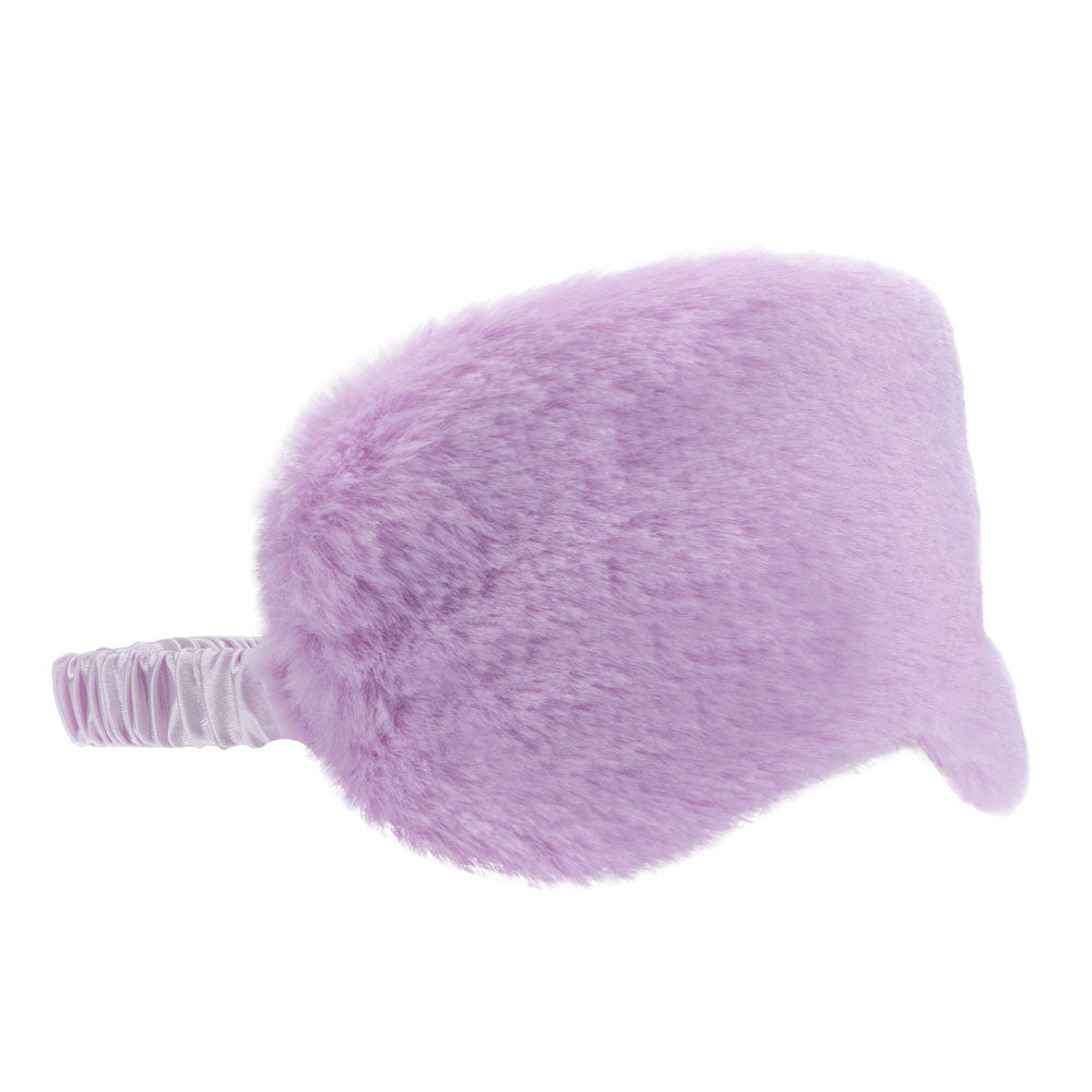 Ouch! Fluffy Mask – Soft Comfortable Fluffy Eye Mask - Purple > Bondage Gear > Blindfolds - Tophatter Daily Deals