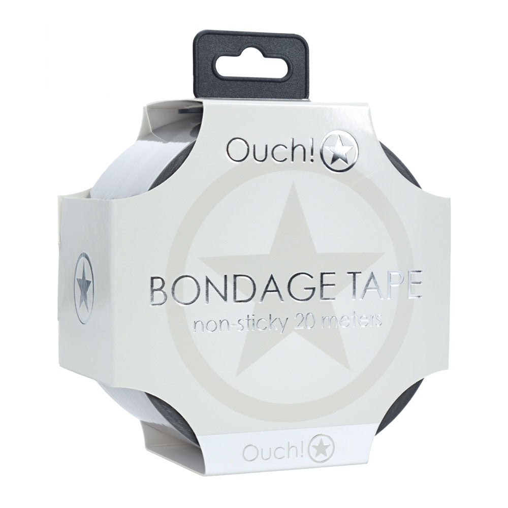 Ouch! Silver PVC Non-Stick Bondage Tape – 20 Metres Restraint Tape > Bondage Gear > Tape - Tophatter Daily Deals