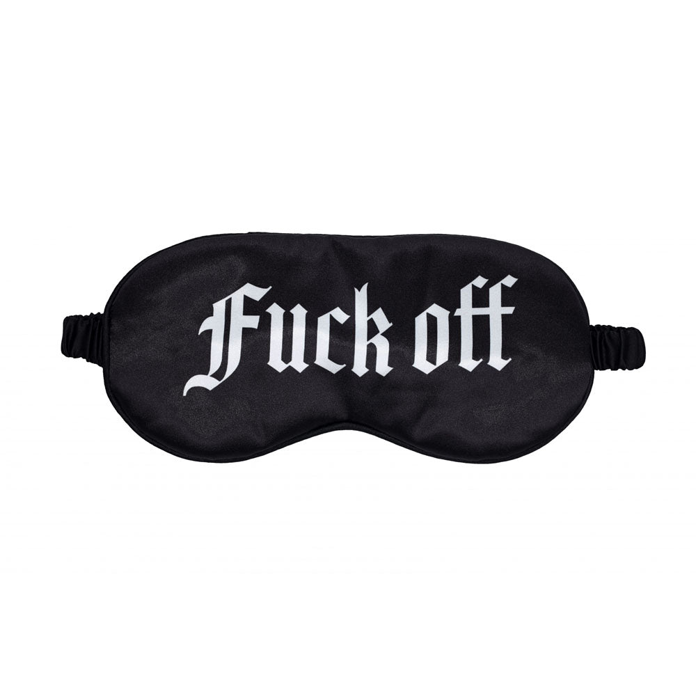 Ouch! Satin Mask – "Fuck off" Printed Luxurious Eye Mask > Bondage Gear > Blindfolds - Tophatter Daily Deals