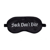 Ouch Satin Mask – "Suck Don't Bite" Printed Eye Mask > Bondage Gear > Blindfolds - Tophatter Daily Deals