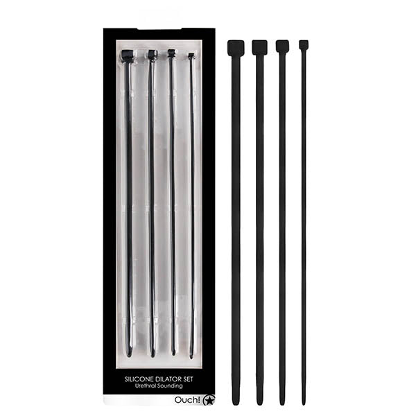 Ouch Urethral Sounding Dilator Set – Silicone Medical Urethral Sound Set > Sex Toys For Men > Sounding Rods - Tophatter Daily Deals
