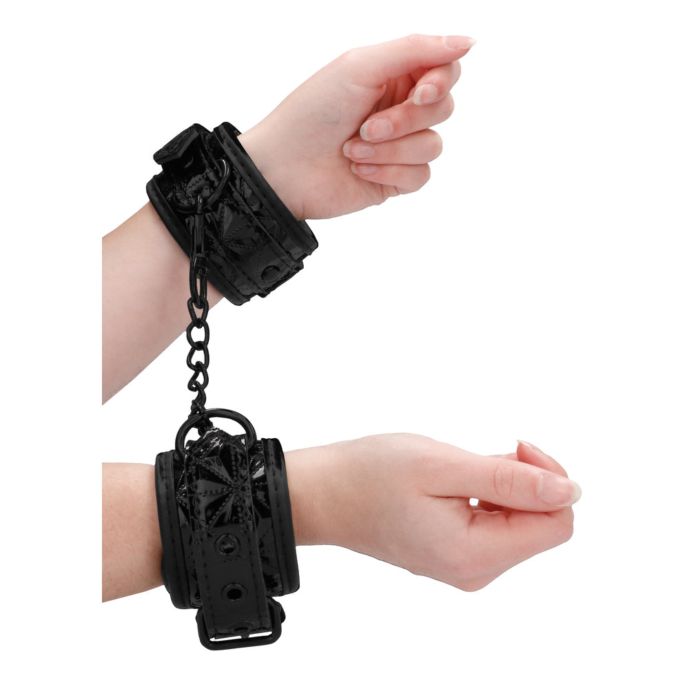 Ouch Luxury Hand Cuffs – Adjustable BDSM Restraints with Chain > Bondage Gear > Restraints - Tophatter Daily Deals