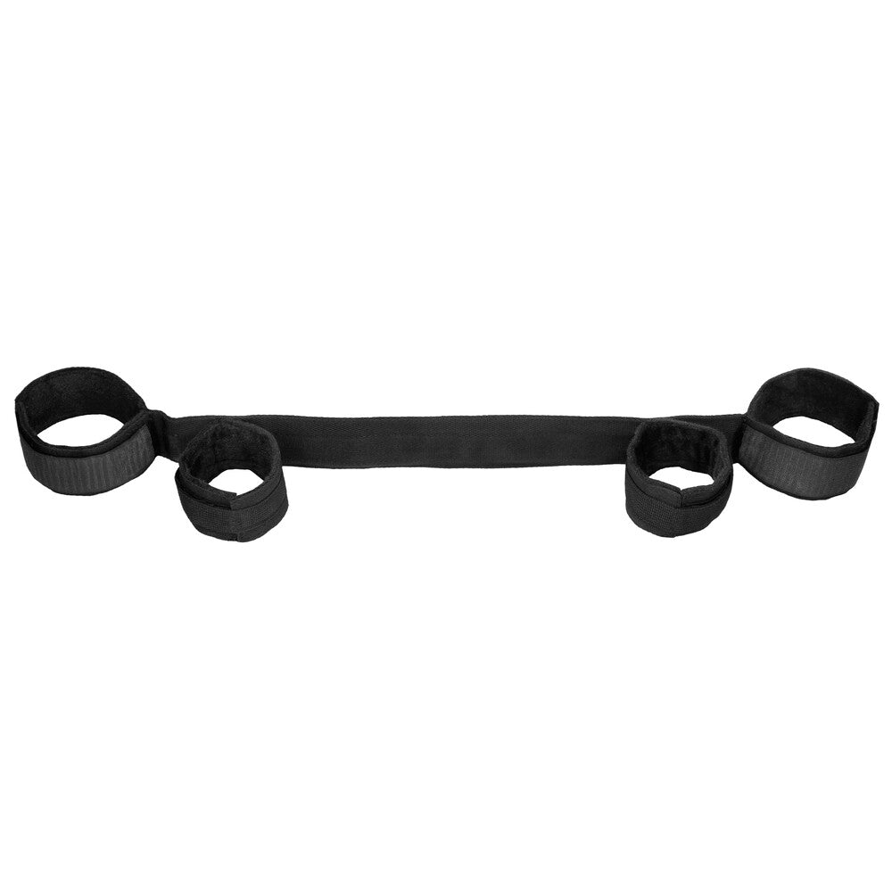 Ouch Spreader Bar With Hand and Ankle Cuffs – BDSM Restraint Set > Bondage Gear > Restraints - Tophatter Daily Deals