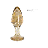 Ouch Golden Glitter Acrylic Butt Plug Set – Acrylic Butt Plugs > Anal Range > Butt Plug Kits - Tophatter Daily Deals